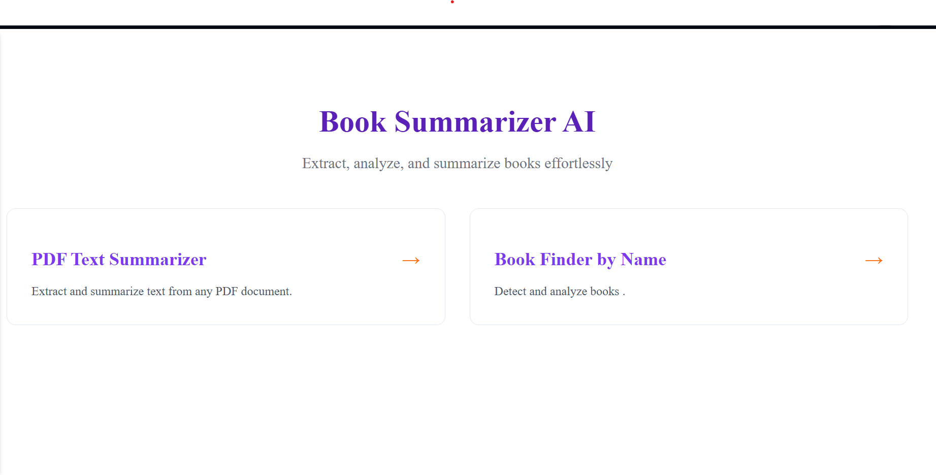 BookSummizer screenshot